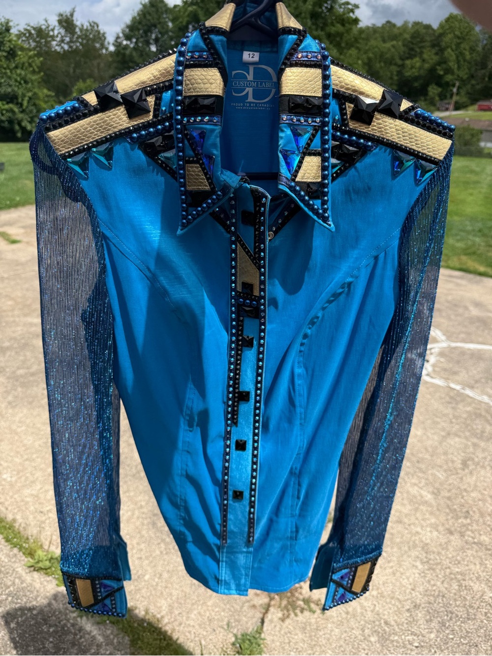 Western show shirt
